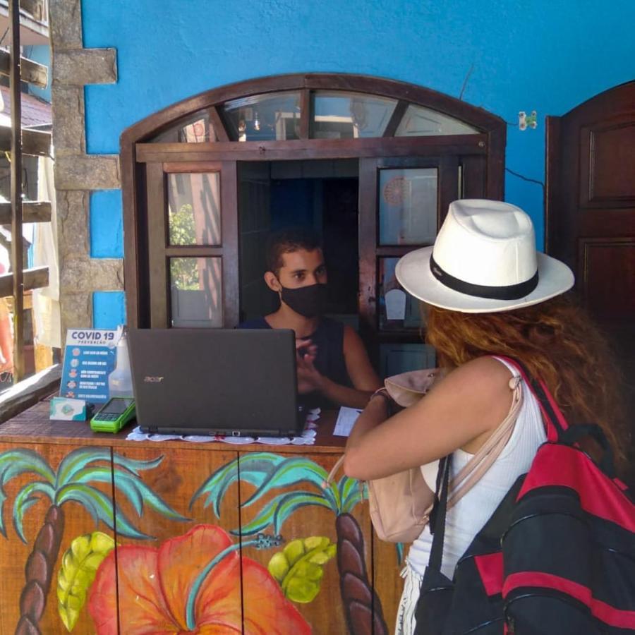 Hostel E Pousada Blue Lagoon Abraão Eksteriør bilde